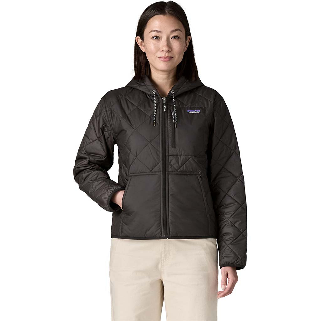 Women's Diamond Quilted Bomber Hoody