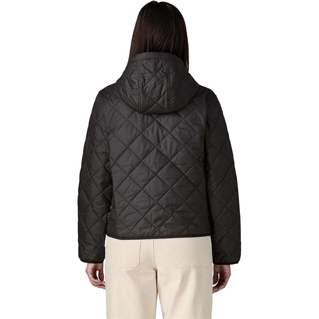 Women's Diamond Quilted Bomber Hoody