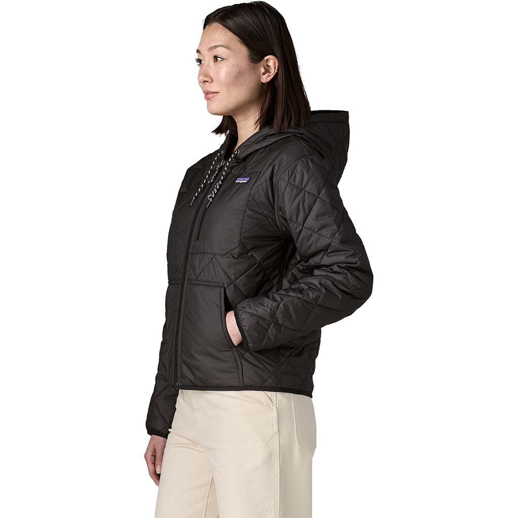 Women's Diamond Quilted Bomber Hoody