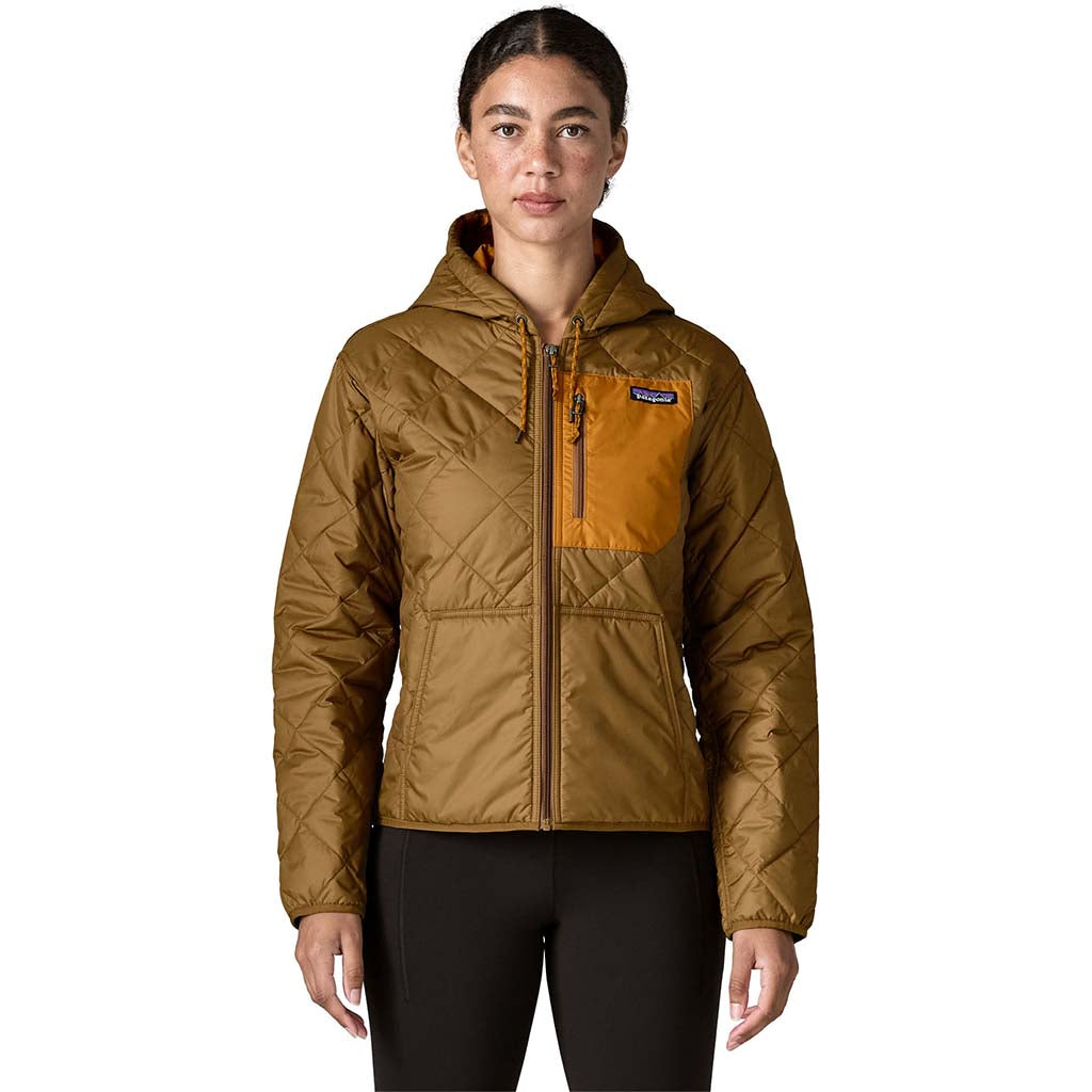 Women's Diamond Quilted Bomber Hoody