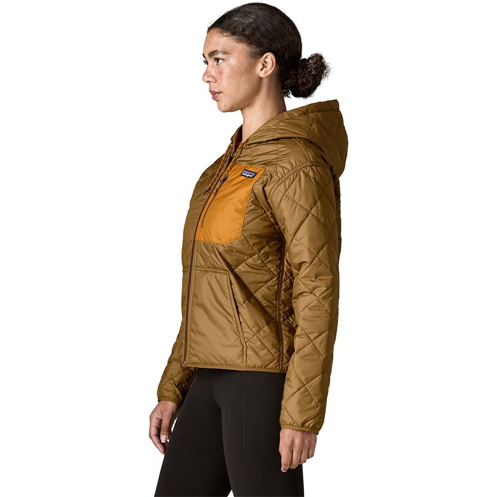 Women's Diamond Quilted Bomber Hoody