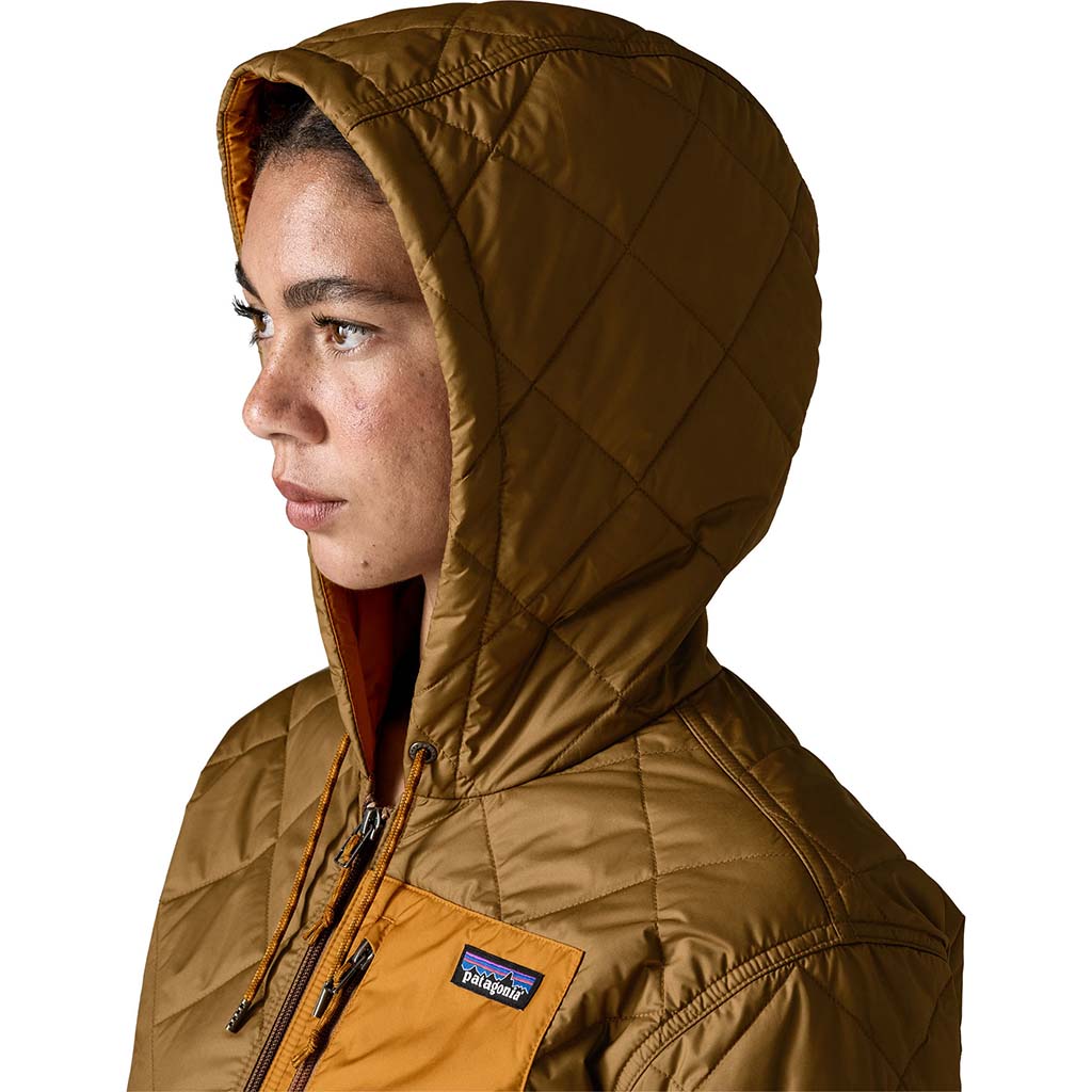 Women's Diamond Quilted Bomber Hoody
