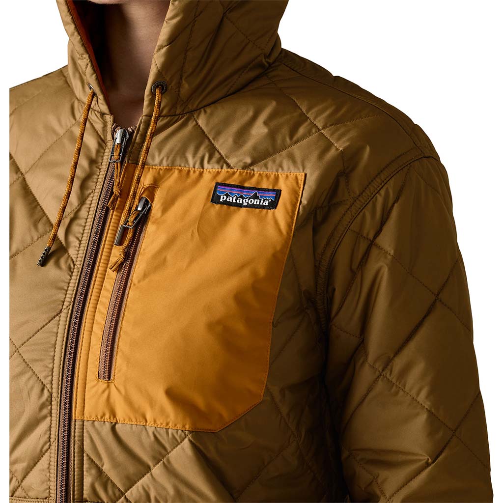 Women's Diamond Quilted Bomber Hoody
