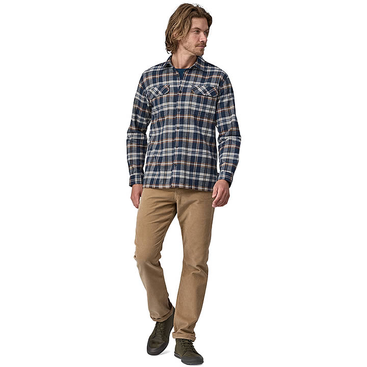Men's Long-Sleeved Organic Cotton Midweight Fjord Flannel Shirt