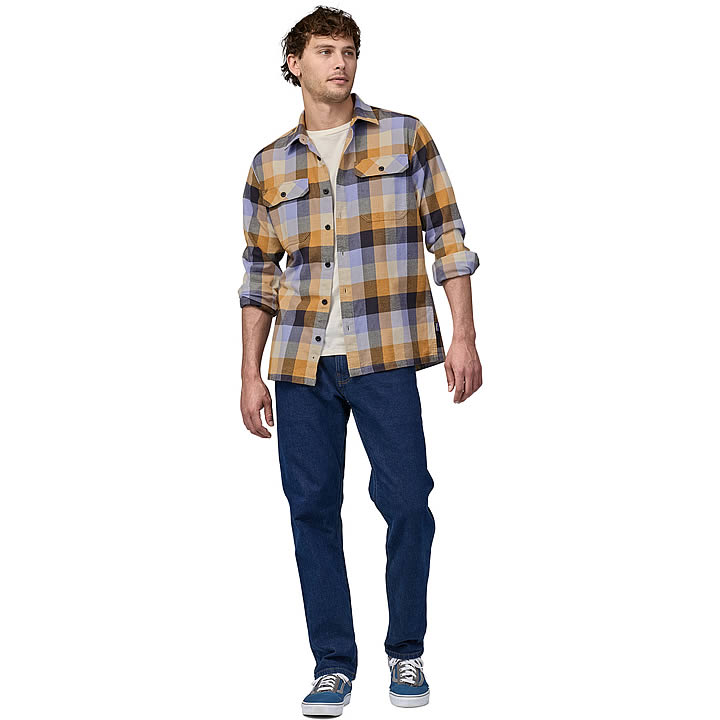 Men's Long-Sleeved Organic Cotton Midweight Fjord Flannel Shirt