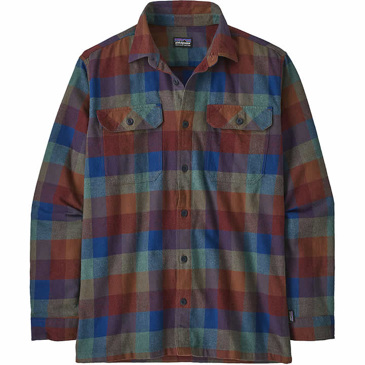 Men's Long-Sleeved Organic Cotton Midweight Fjord Flannel Shirt