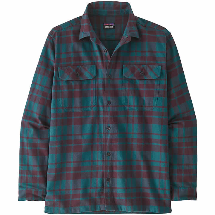 Men's Long-Sleeved Organic Cotton Midweight Fjord Flannel Shirt