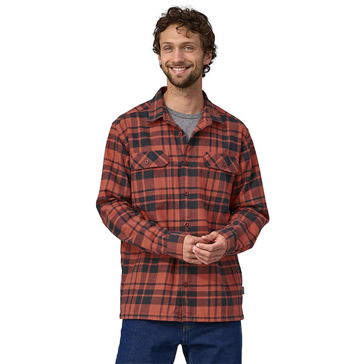 Men's Long-Sleeved Organic Cotton Midweight Fjord Flannel Shirt