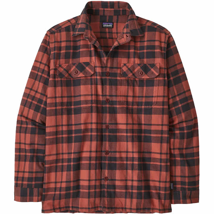 Men's Long-Sleeved Organic Cotton Midweight Fjord Flannel Shirt