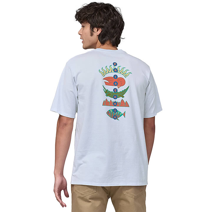 Fitz Roy Wild Responsibili-Tee Men's - WHI - XXL