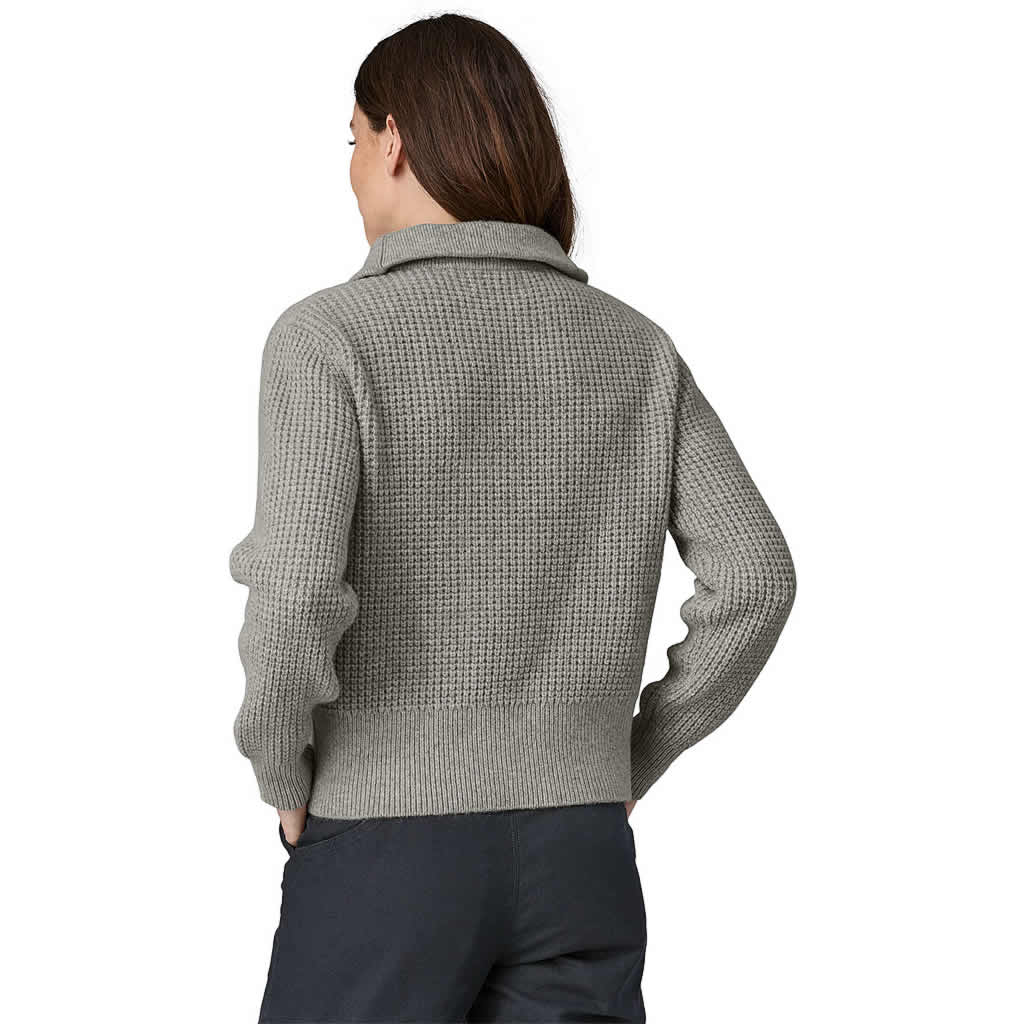 Women's Recycled Wool-Blend 1/4 Zip Sweater