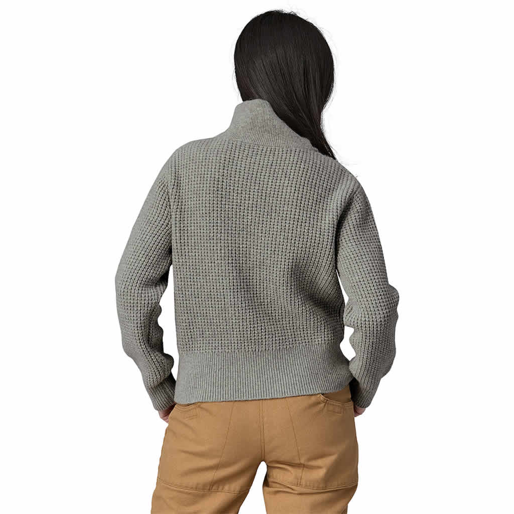 Women's Recycled Wool-Blend 1/4 Zip Sweater