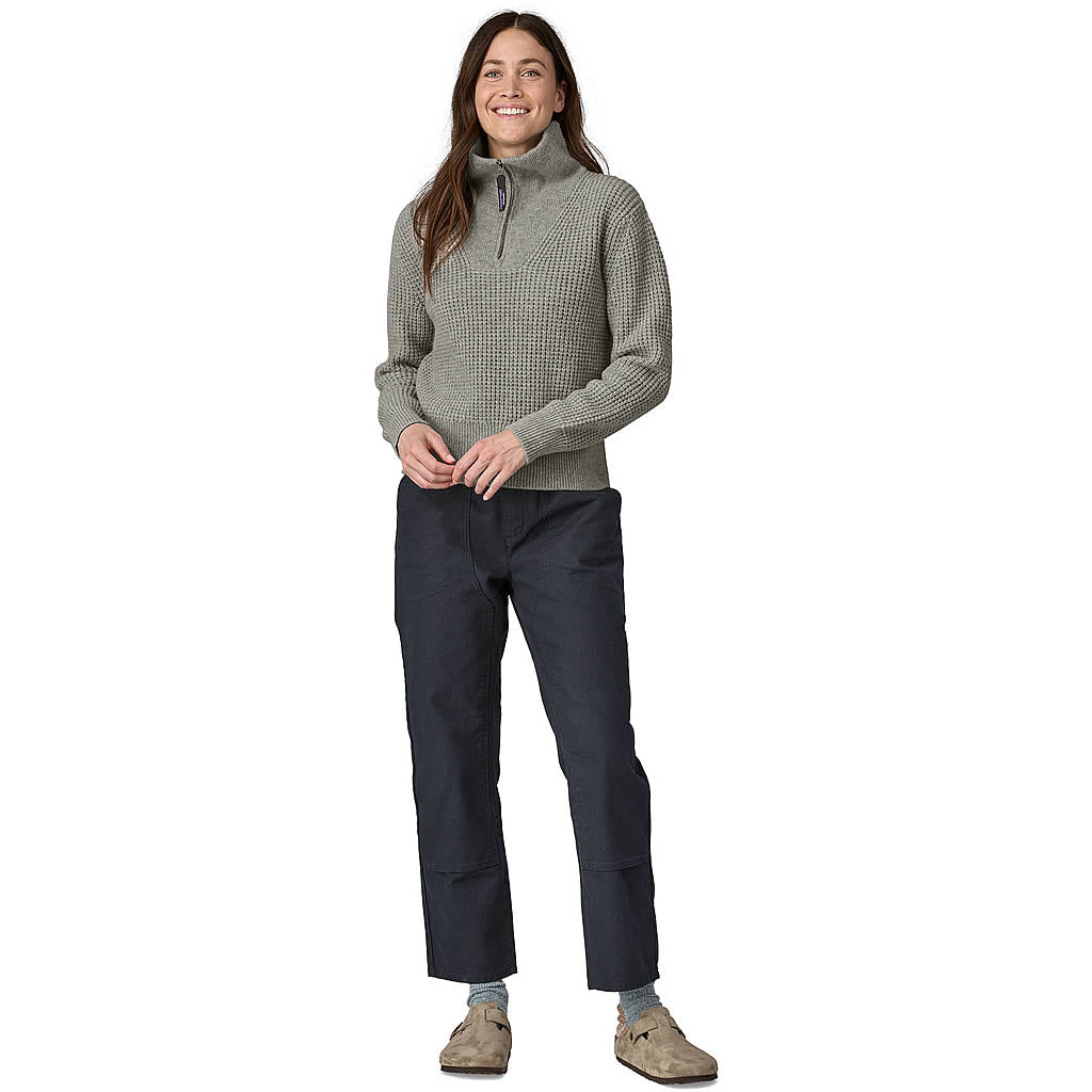 Women's Recycled Wool-Blend 1/4 Zip Sweater