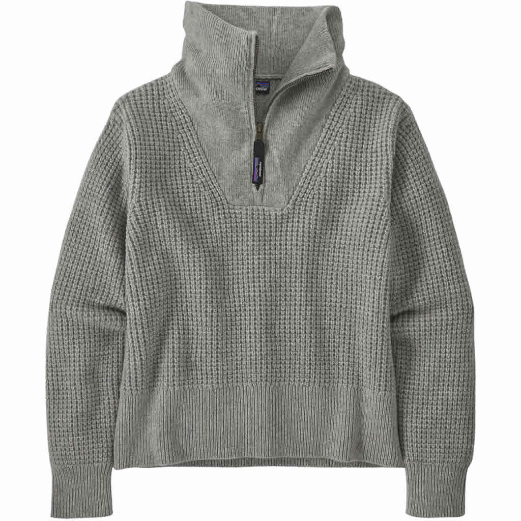 Women's Recycled Wool-Blend 1/4 Zip Sweater