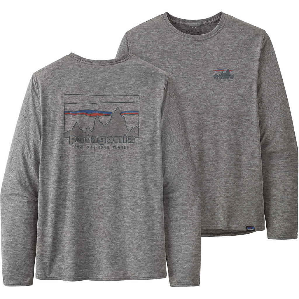 Men's Long-Sleeved Capilene Cool Daily Graphic Shirt