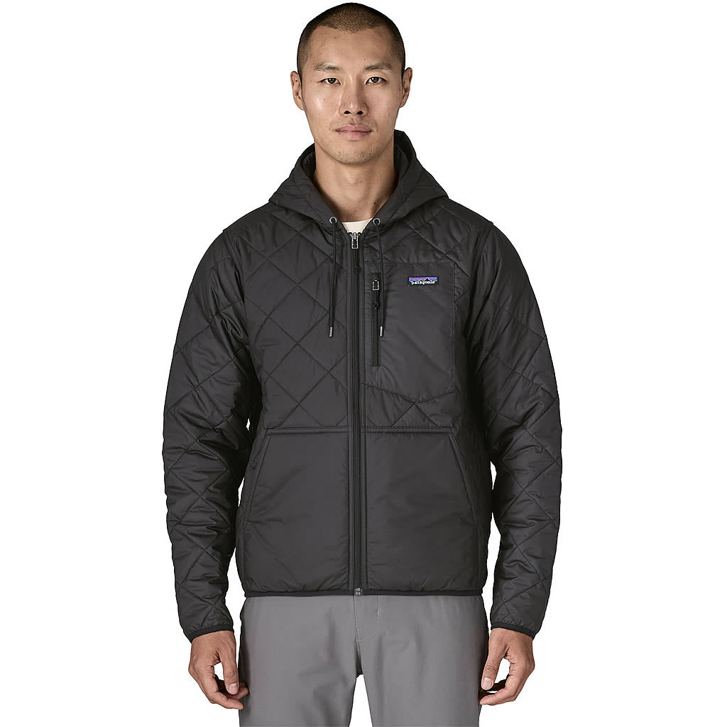 Men's Diamond Quilted Bomber Hoody