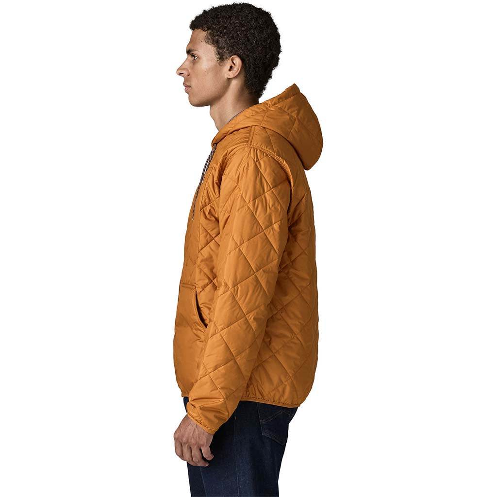 Men's Diamond Quilted Bomber Hoody
