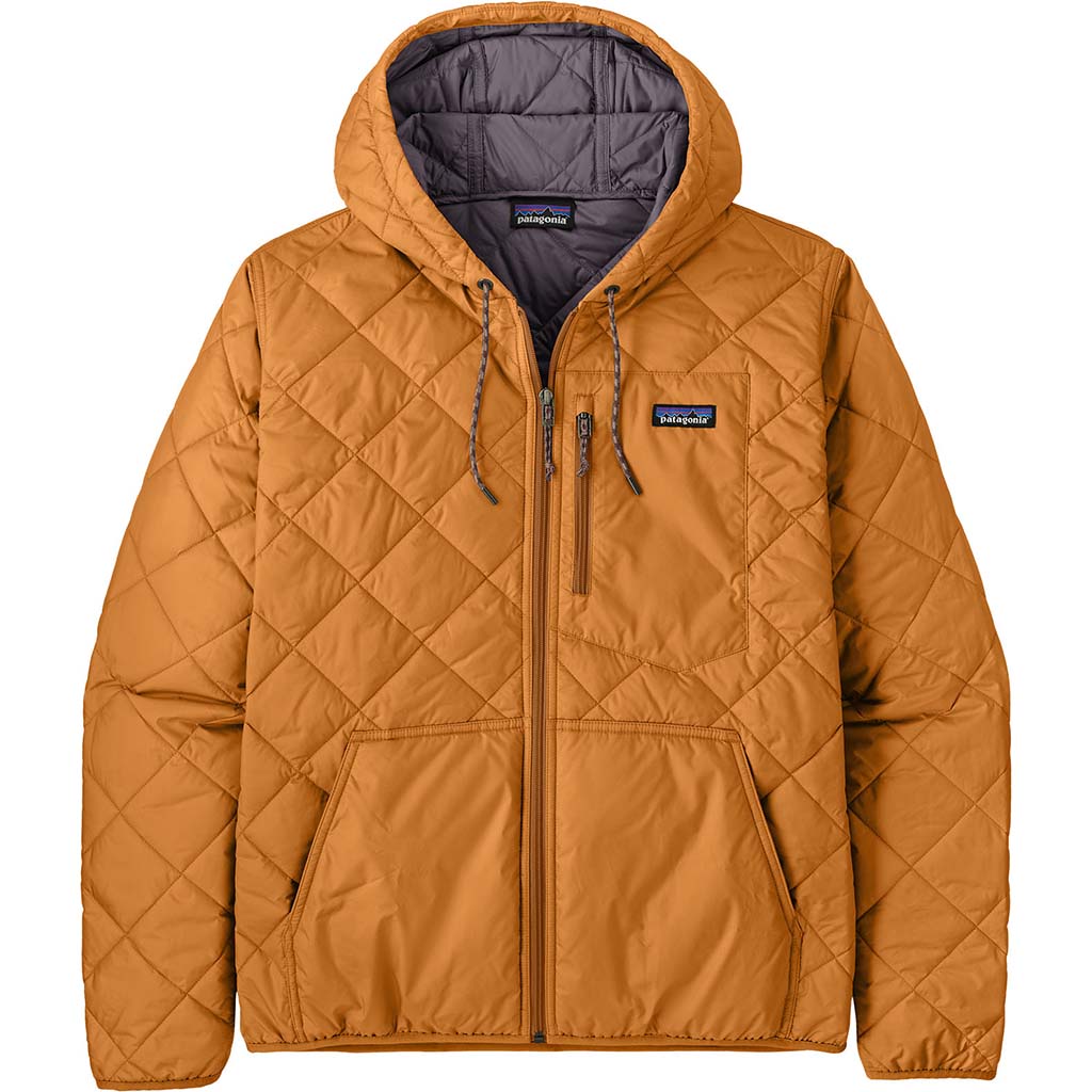 Men's Diamond Quilted Bomber Hoody