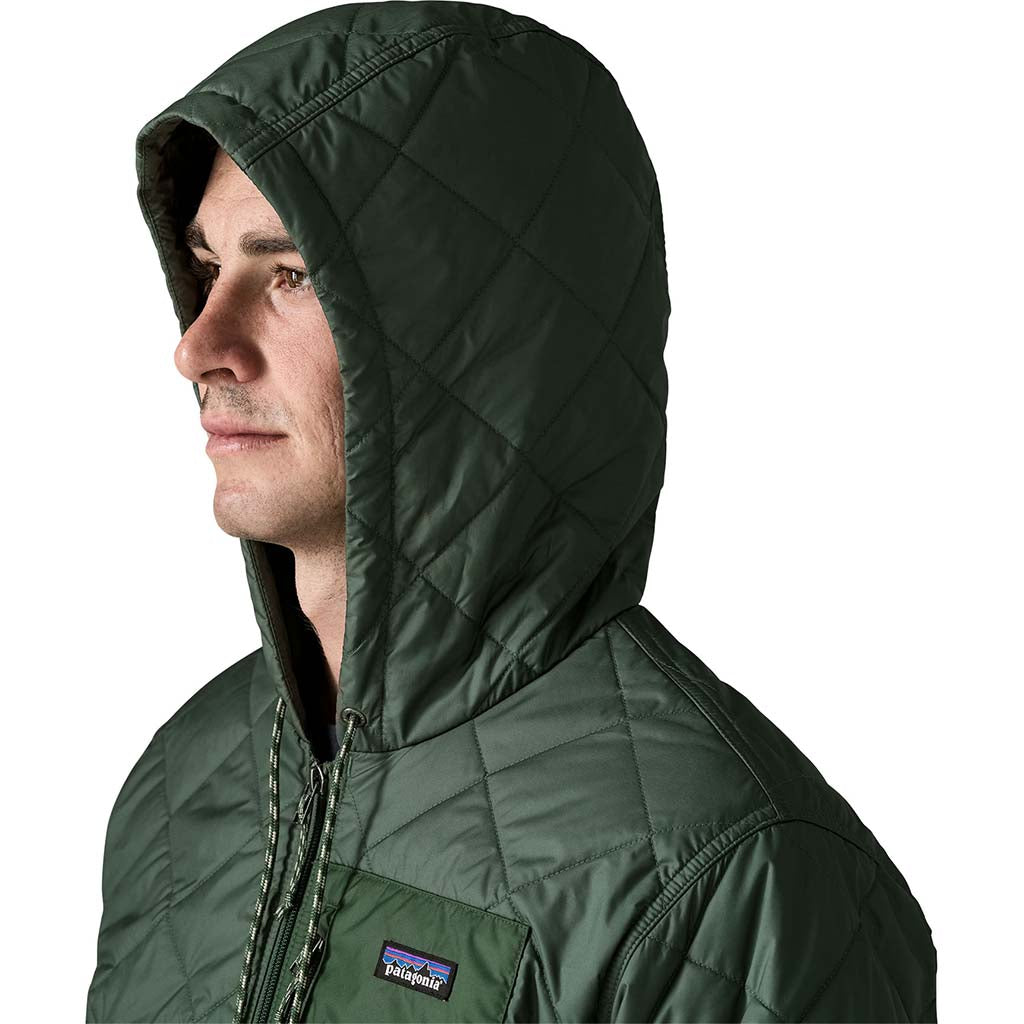 Men's Diamond Quilted Bomber Hoody
