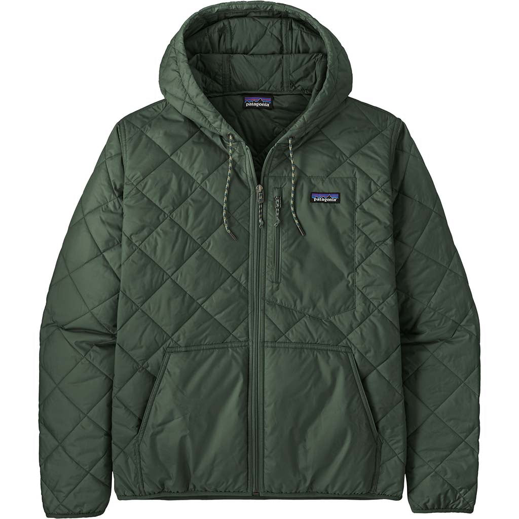 Men's Diamond Quilted Bomber Hoody