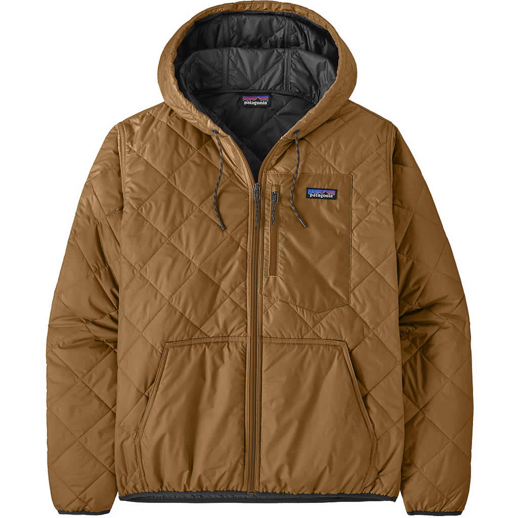 Men's Diamond Quilted Bomber Hoody