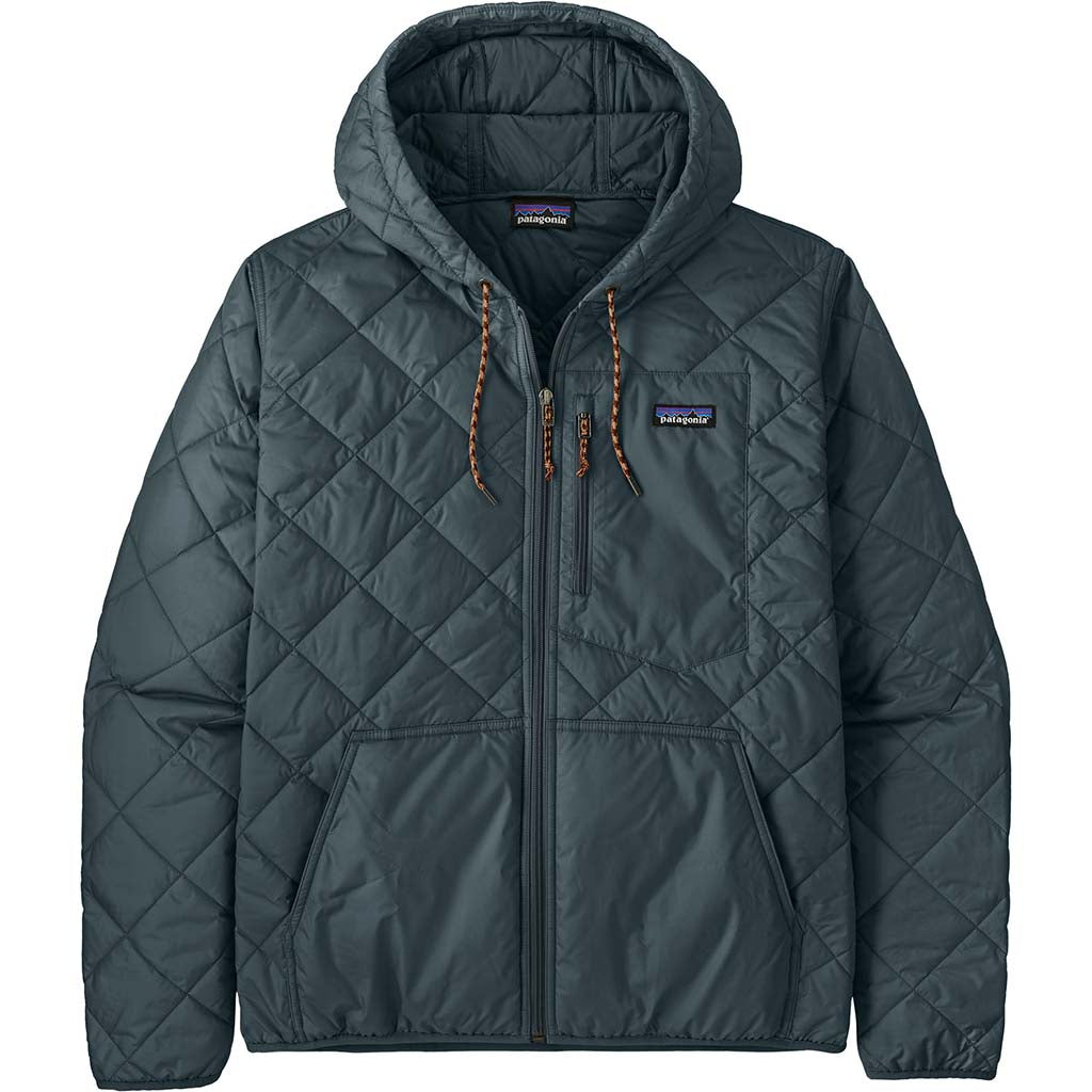Men's Diamond Quilted Bomber Hoody