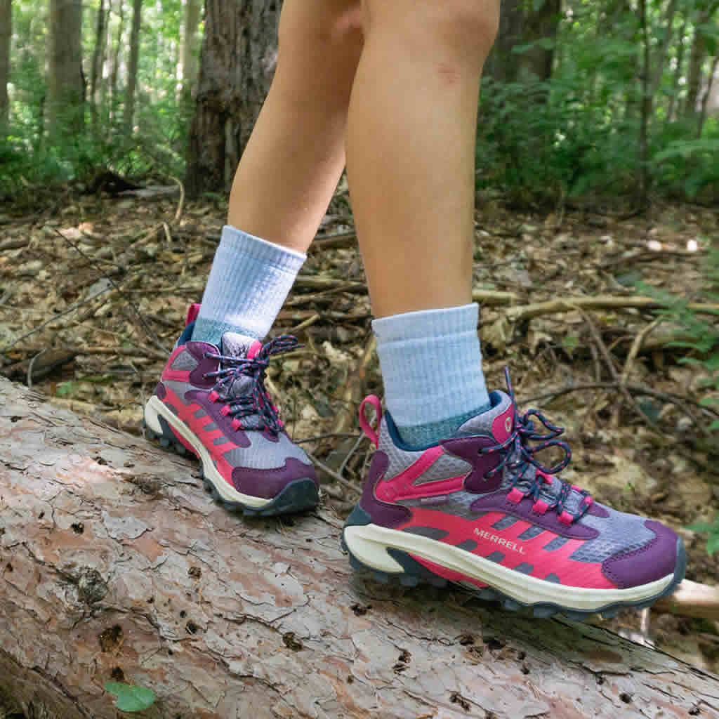 Kids' Hill Topper Micro Crew Heavyweight Hiking Socks