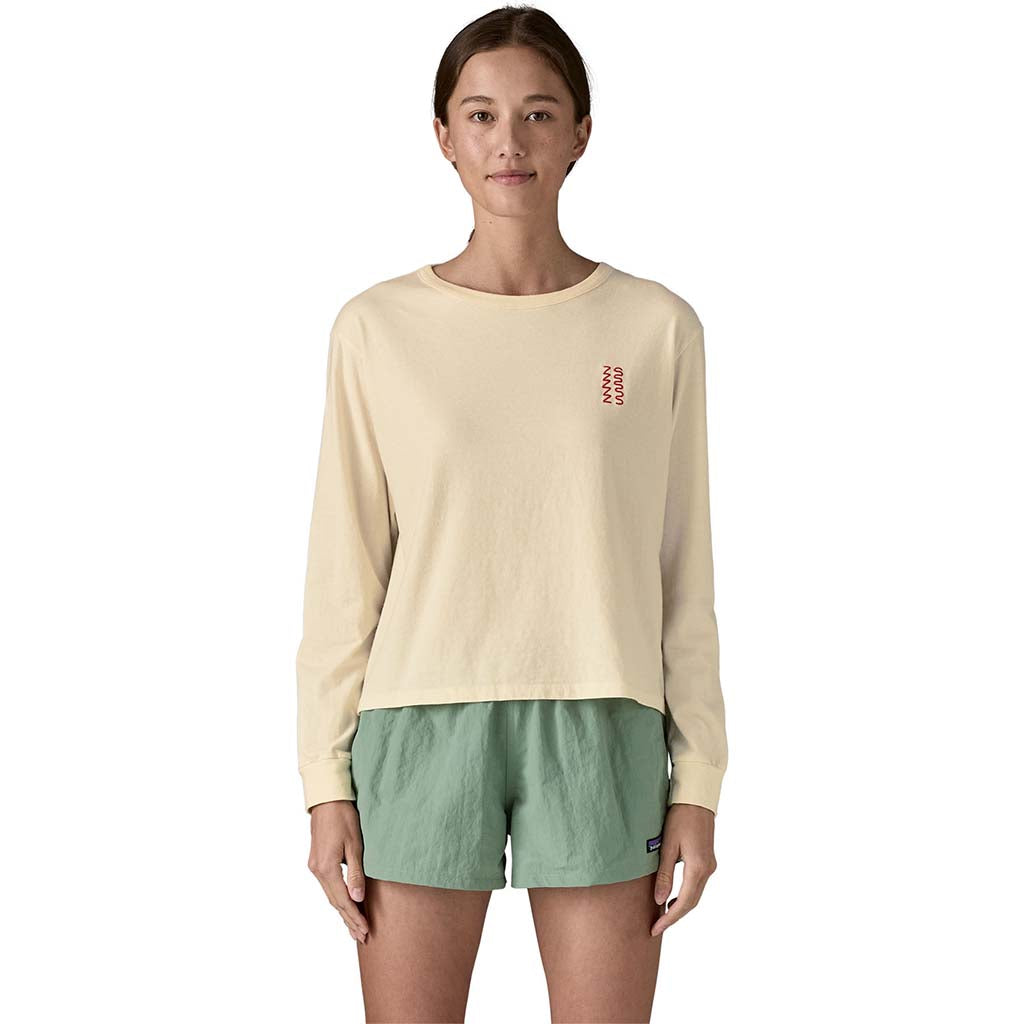 Women's Long-sleeved Driftways Easy Cut Organic T-Shirt