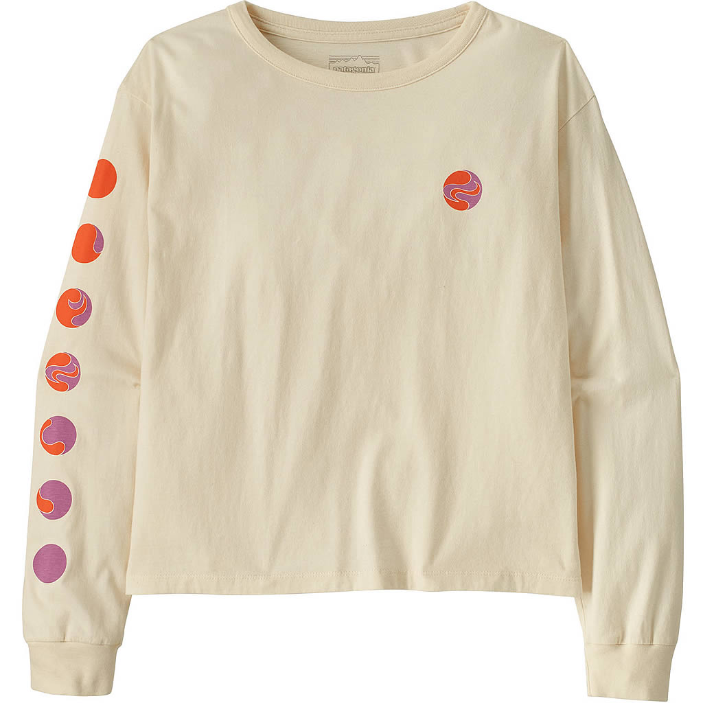 Women's Long-sleeved Earth Flow Easy Cut Organic T-Shirt