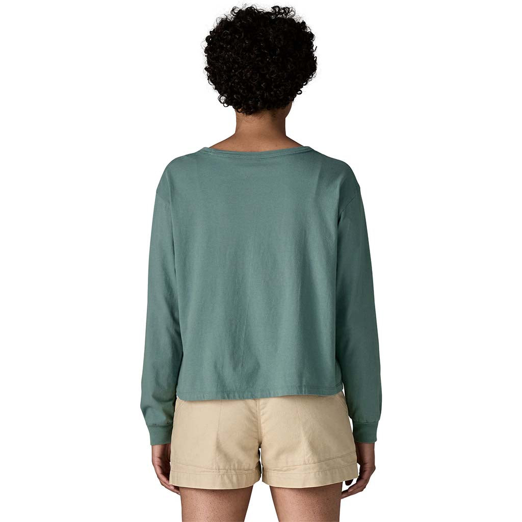Women's Long-Sleeved Water People Banner Easy Cut T-Shirt