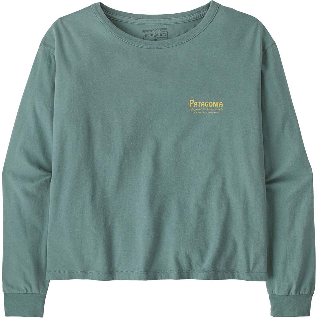 Women's Long-Sleeved Water People Banner Easy Cut T-Shirt