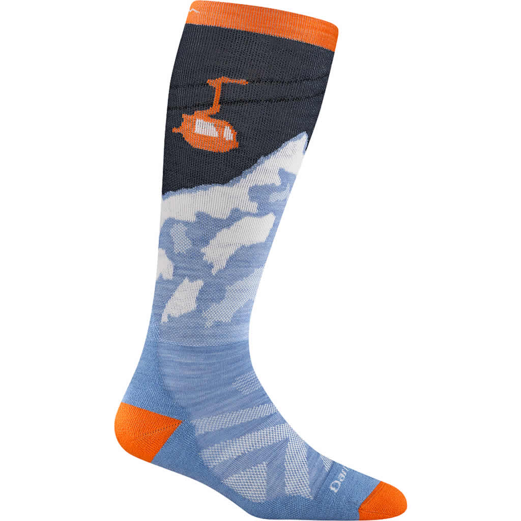 Kids' Little Yeti Over-the-Calf Midweight Ski and Snowboard Socks