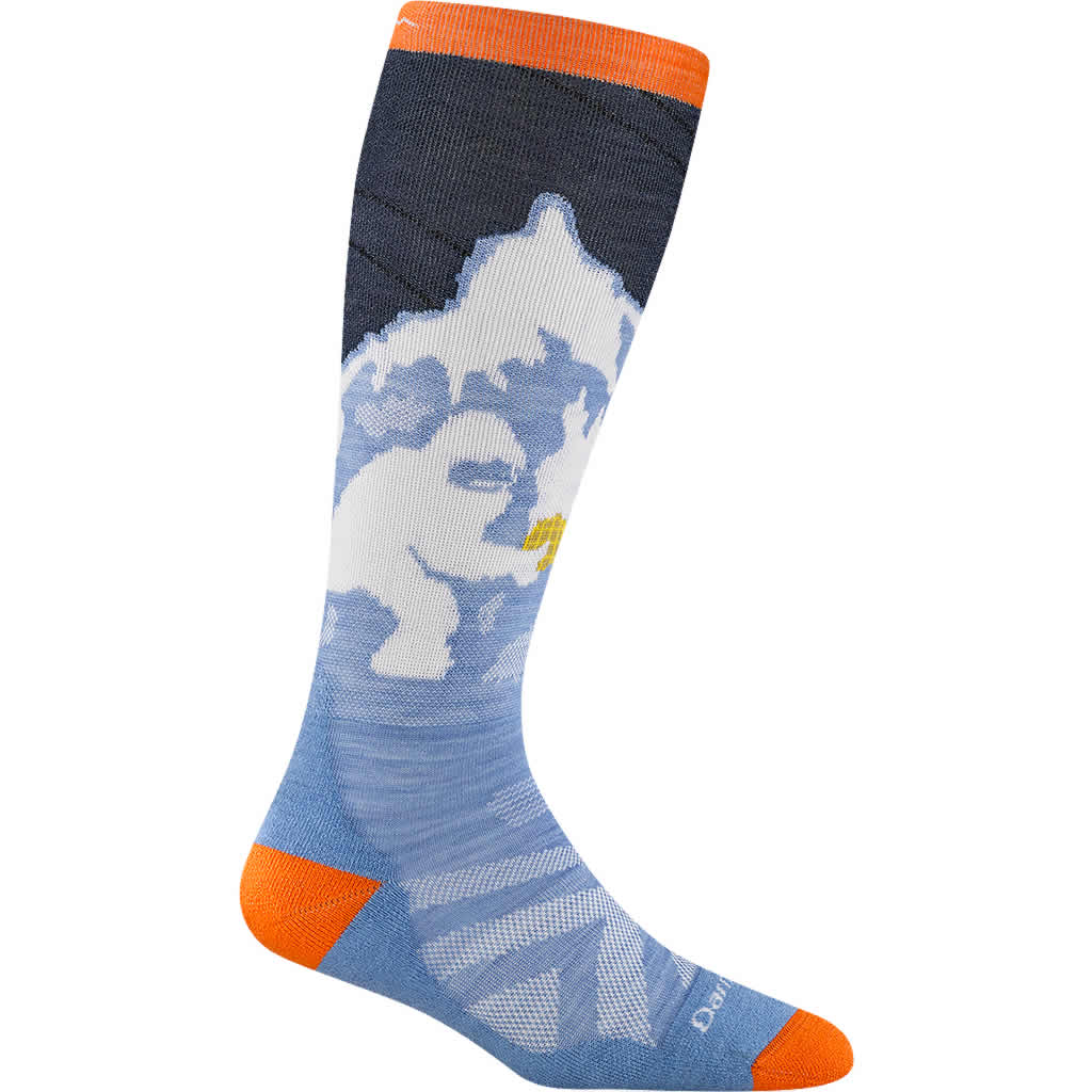 Kids' Little Yeti Over-the-Calf Midweight Ski and Snowboard Socks