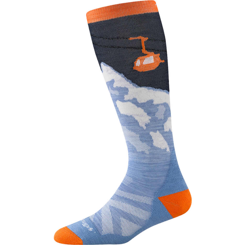 Kids' Little Yeti Over-the-Calf Midweight Ski and Snowboard Socks