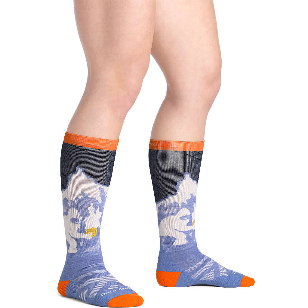 Kids' Little Yeti Over-the-Calf Midweight Ski and Snowboard Socks