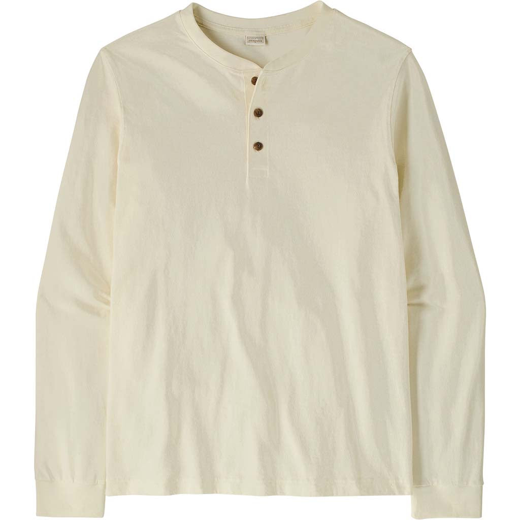 Men's Long-Sleeved Henley Shirt
