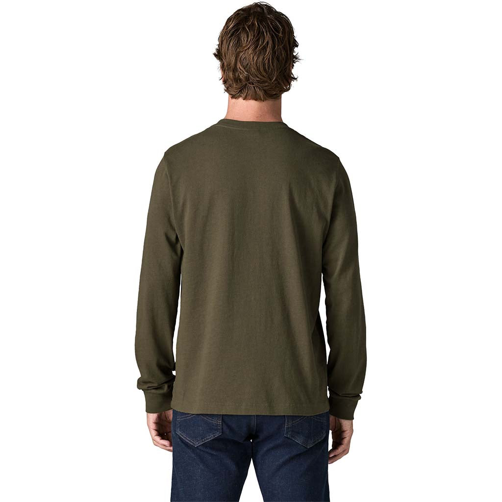 Men's Long-Sleeved Henley Shirt