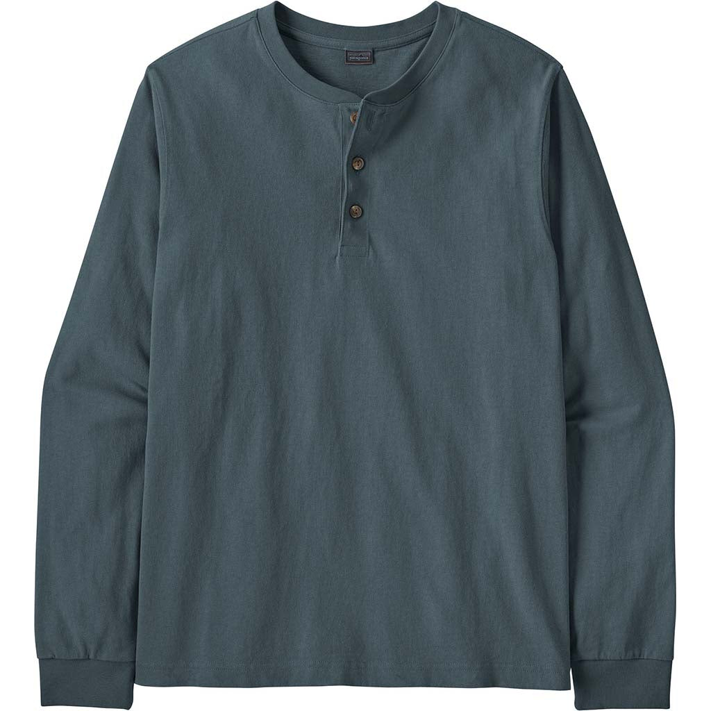Men's Long-Sleeved Henley Shirt