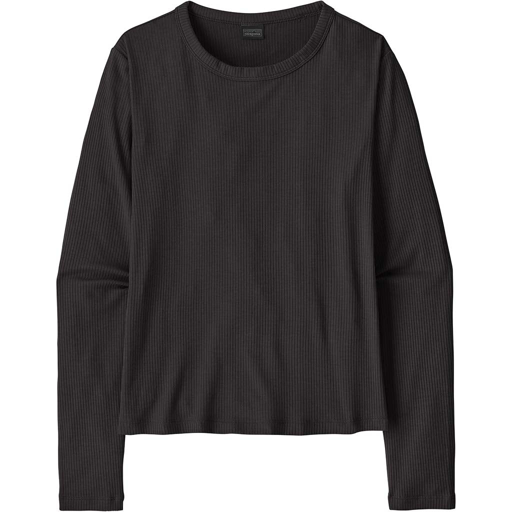 Women's Long-Sleeved Rib Knit Top