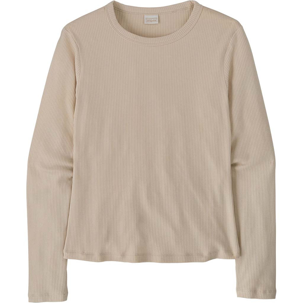 Women's Long-Sleeved Rib Knit Top