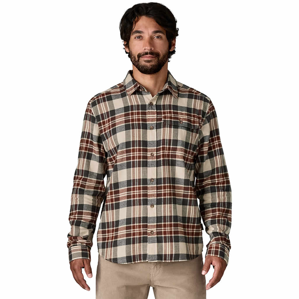 Men's Long-Sleeved Lightweight Fjord Flannel Shirt