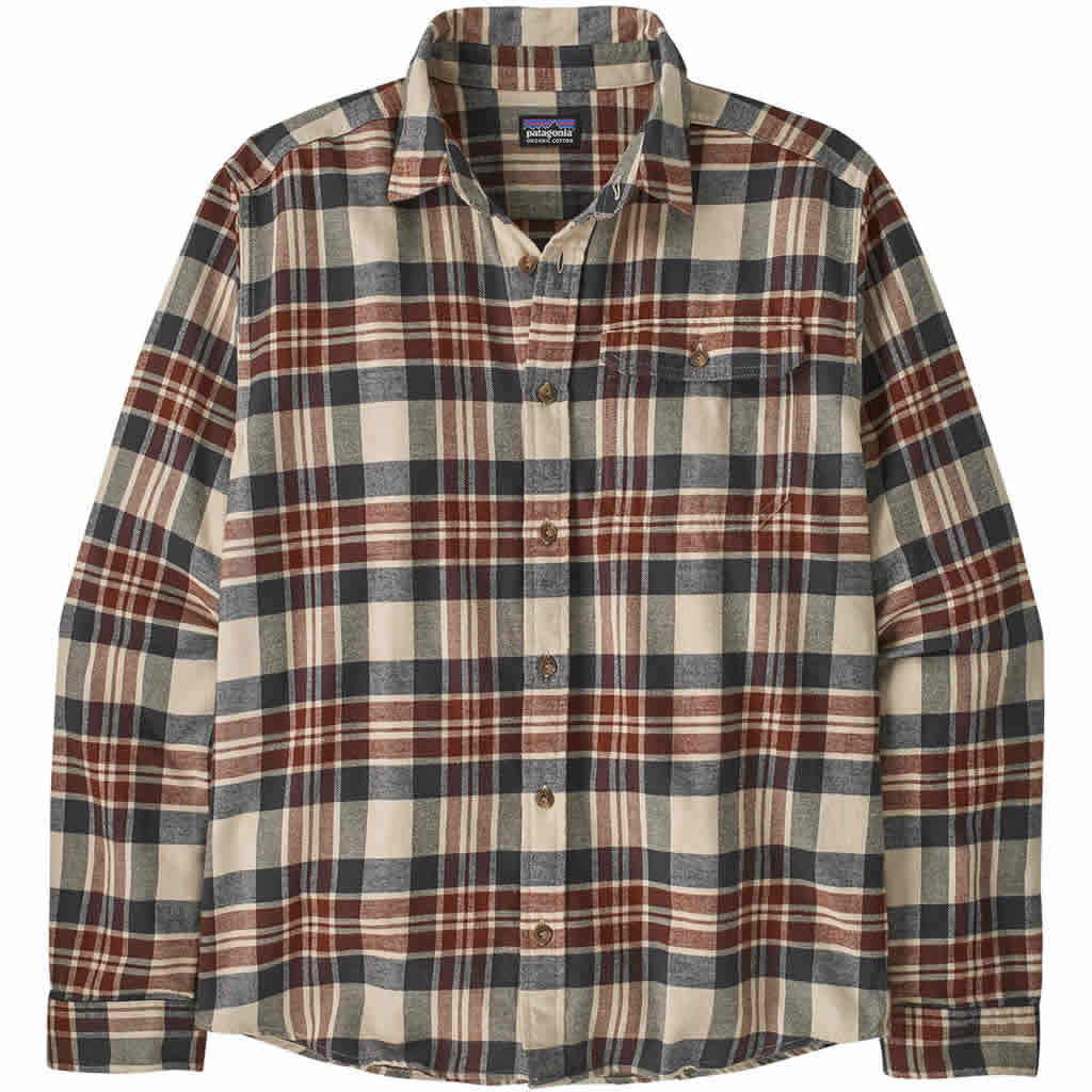 Men's Long-Sleeved Lightweight Fjord Flannel Shirt