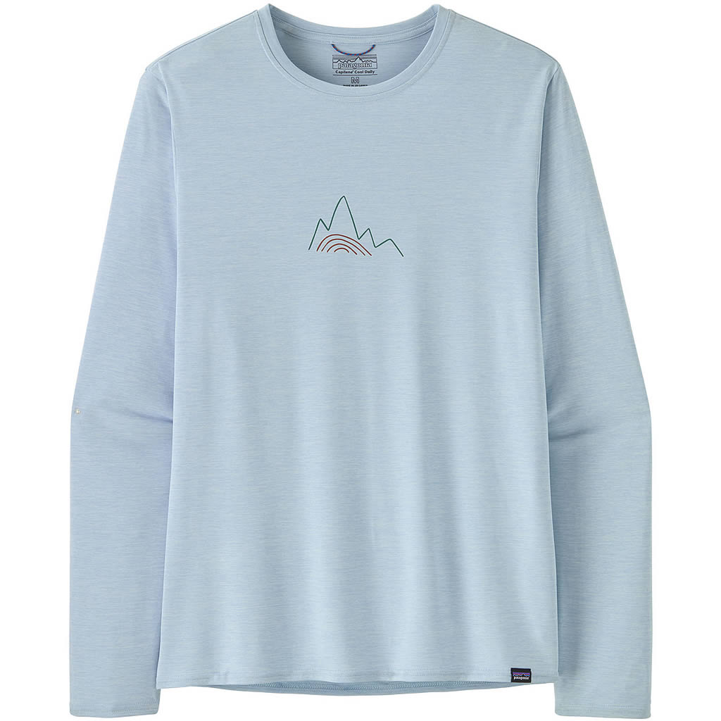 Men's Long-Sleeved Capilene Cool Daily Graphic Shirt - Lands