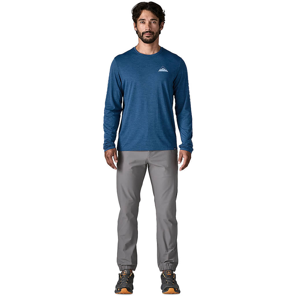 Men's Long-Sleeved Capilene Cool Daily Graphic Shirt - Lands