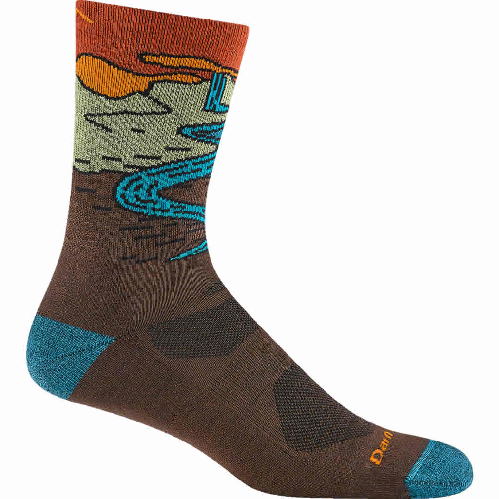 Men's Chasing Waterfalls Micro Crew Lightweight Hiking Socks