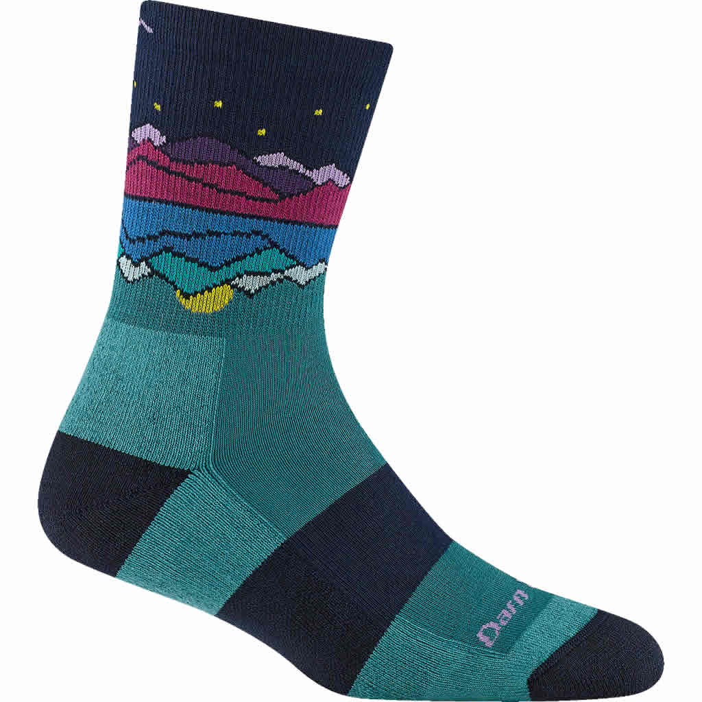 Women's Mirror Lake Micro Crew Midweight Hiking Socks