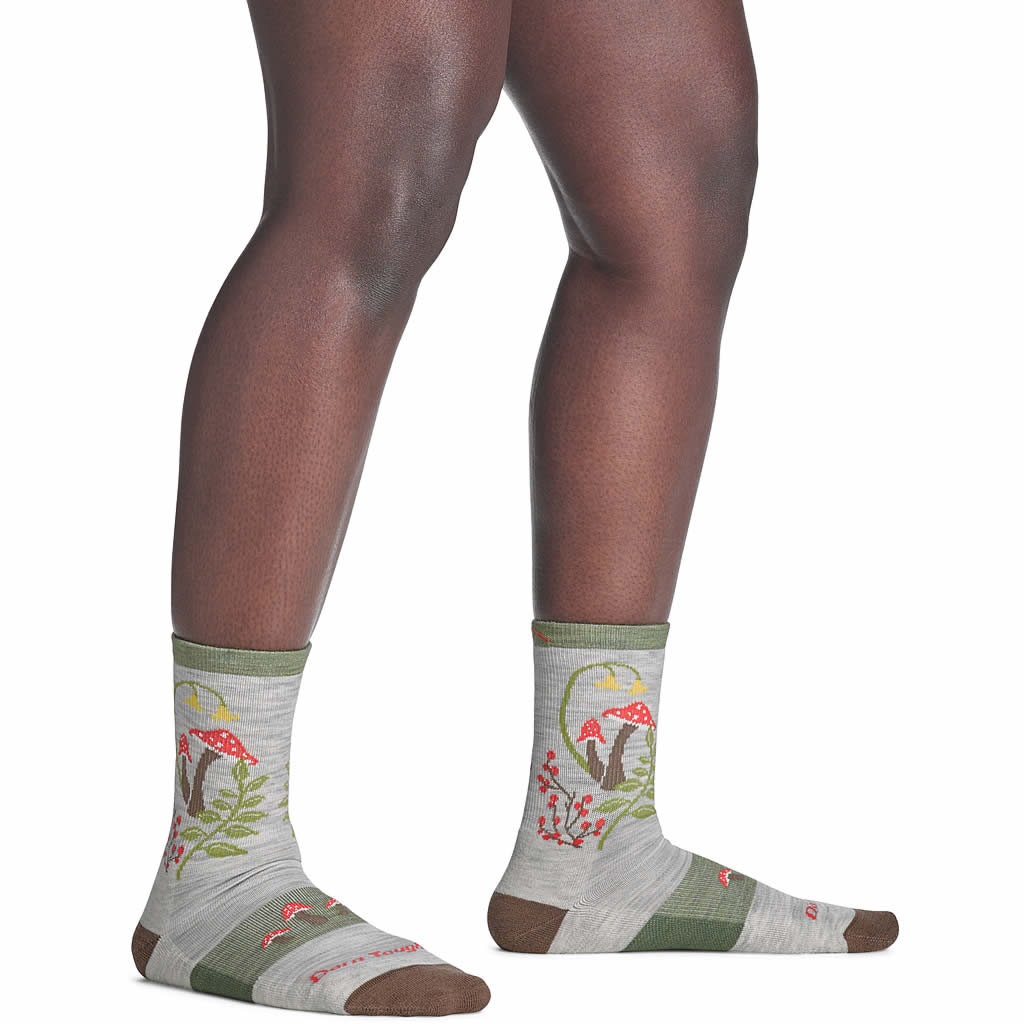 Women's Mellow Mushrooms Micro Crew Lightweight Hiking Socks