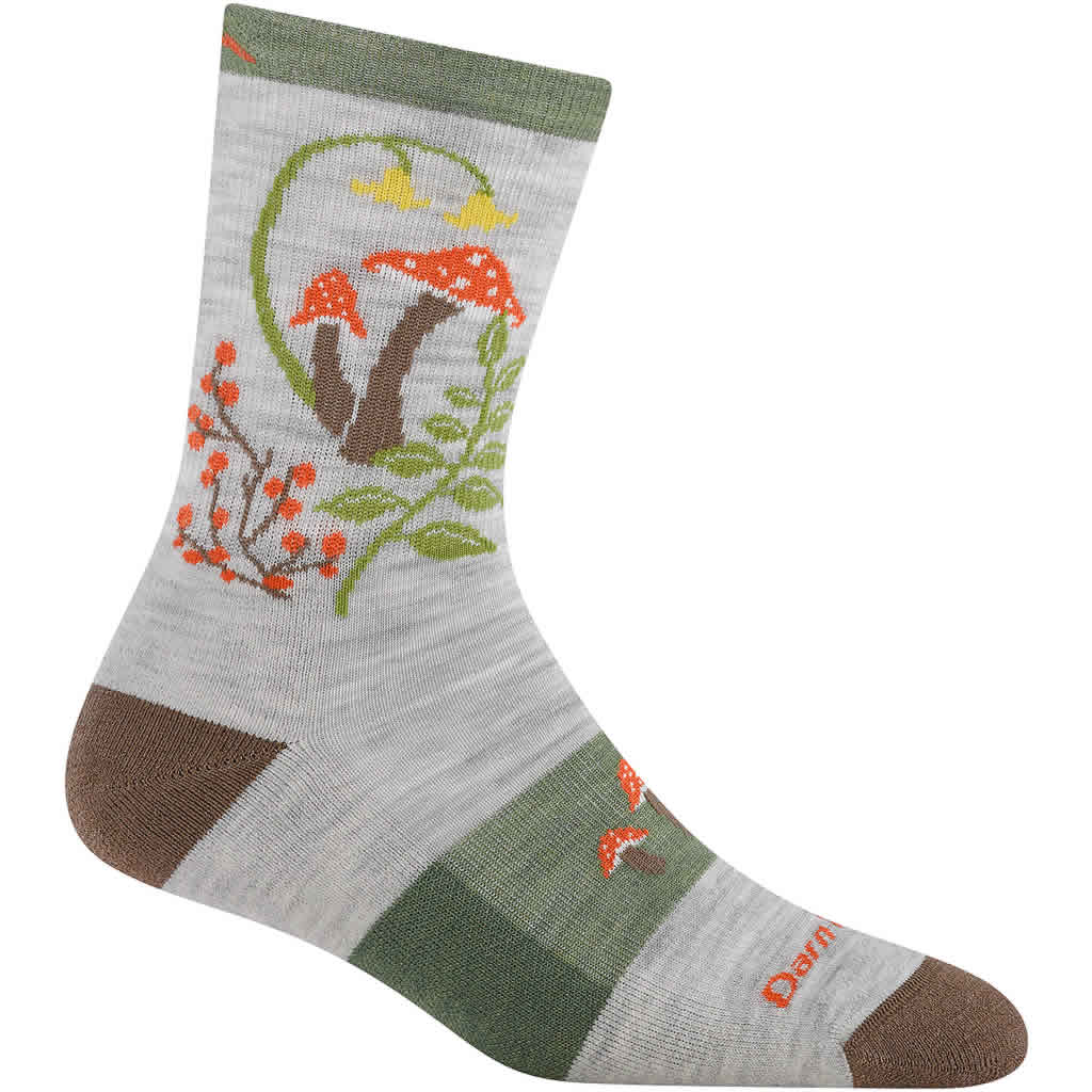 Women's Mellow Mushrooms Micro Crew Lightweight Hiking Socks