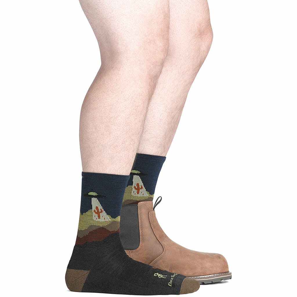 Men's Spaced Out Micro Crew Lightweight Hiking Socks