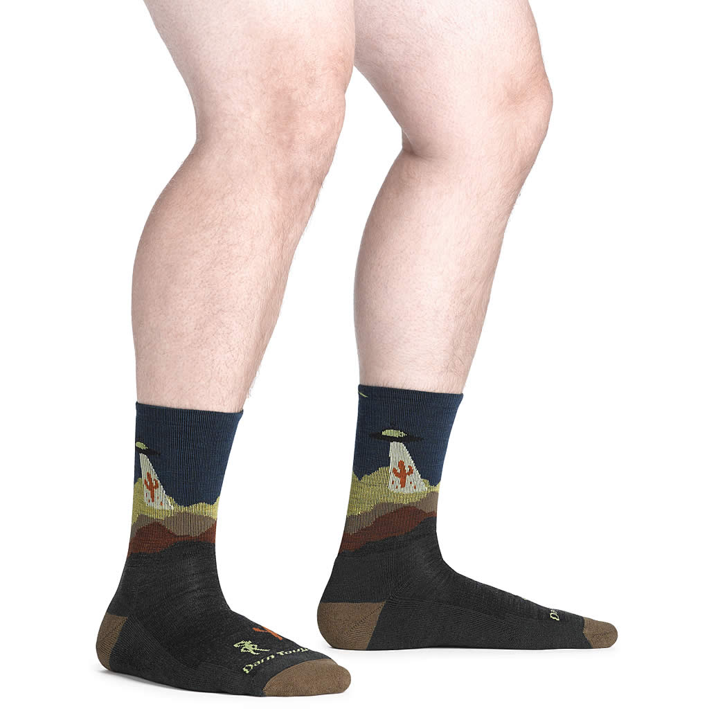 Men's Spaced Out Micro Crew Lightweight Hiking Socks